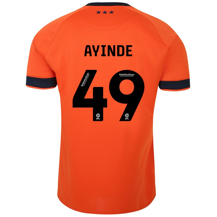 Pánské Leon Ayinde #49 Oranžový Daleko Hráčské Dresy 2023/24 Dres