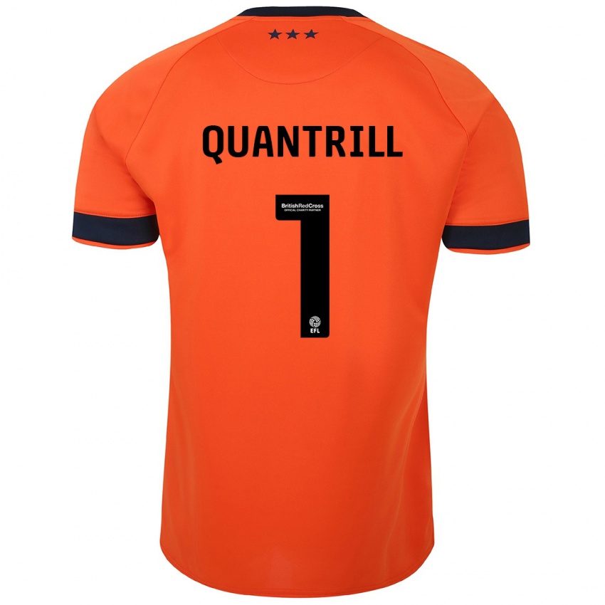 Pánské Sarah Quantrill #1 Oranžový Daleko Hráčské Dresy 2023/24 Dres