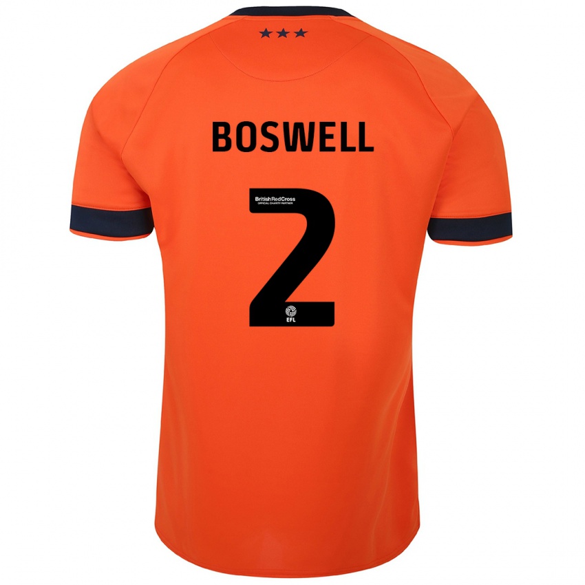 Pánské Maria Boswell #2 Oranžový Daleko Hráčské Dresy 2023/24 Dres