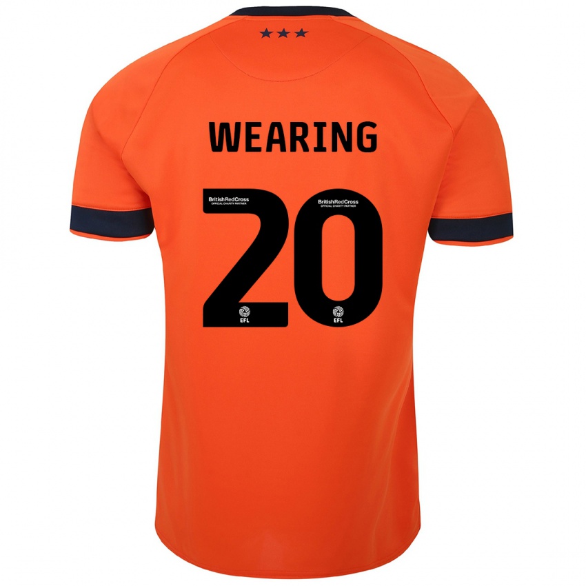 Pánské Megan Wearing #20 Oranžový Daleko Hráčské Dresy 2023/24 Dres