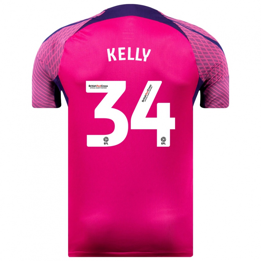 Pánské Caden Kelly #34 Nachový Daleko Hráčské Dresy 2023/24 Dres