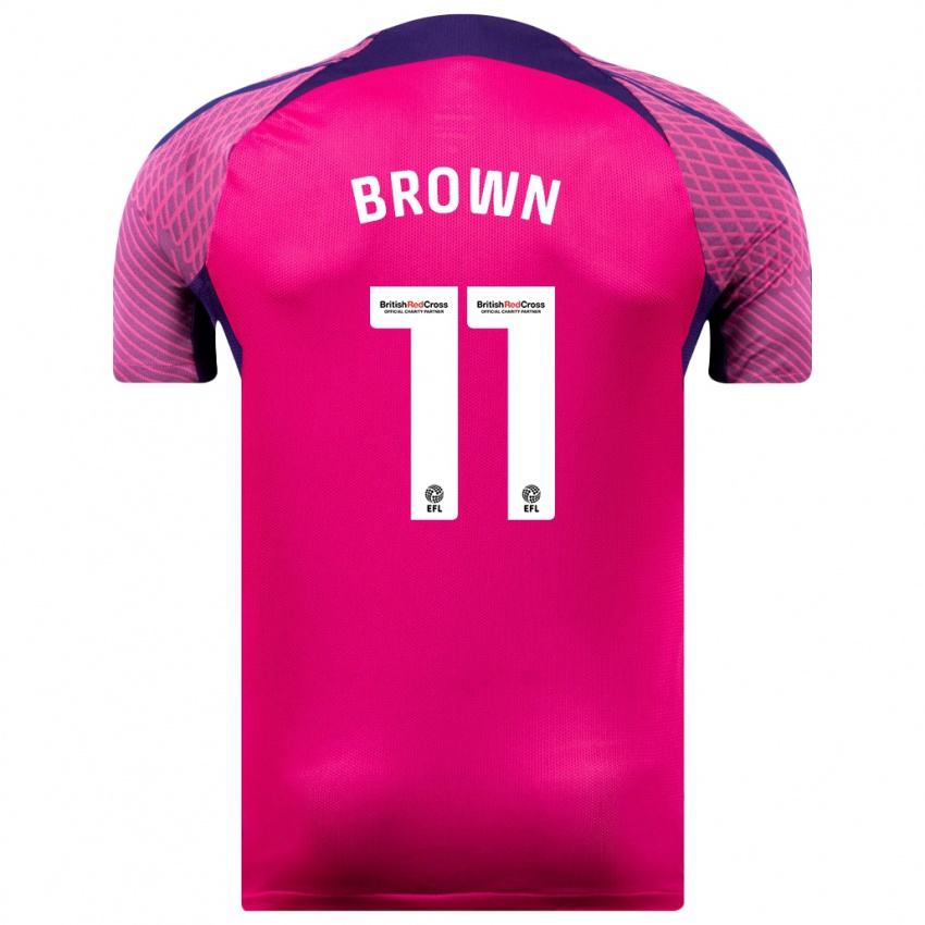 Pánské Jessica Brown #11 Nachový Daleko Hráčské Dresy 2023/24 Dres