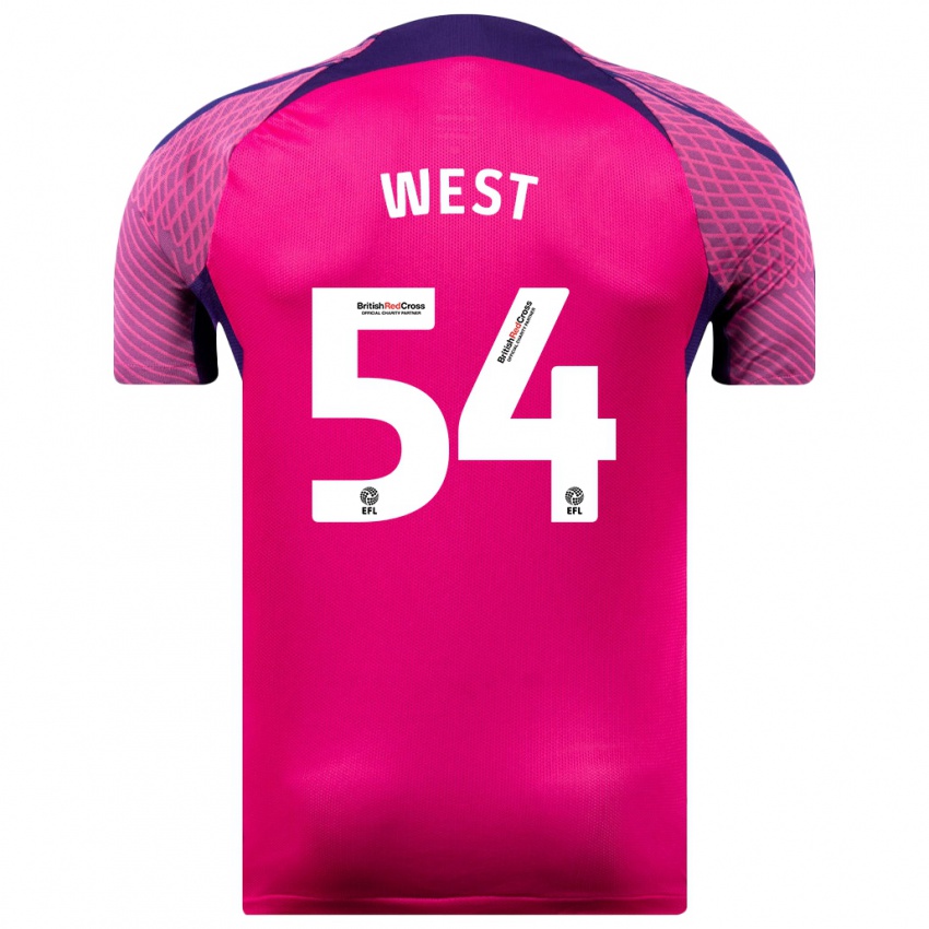 Pánské Ella West #54 Nachový Daleko Hráčské Dresy 2023/24 Dres