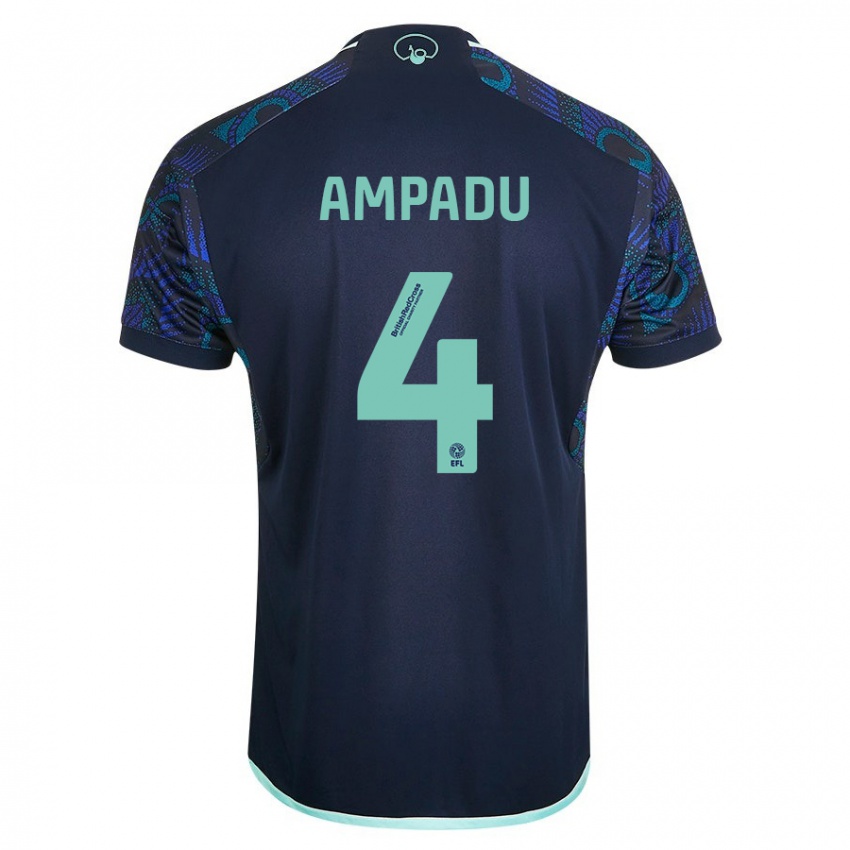 Pánské Ethan Ampadu #4 Modrý Daleko Hráčské Dresy 2023/24 Dres