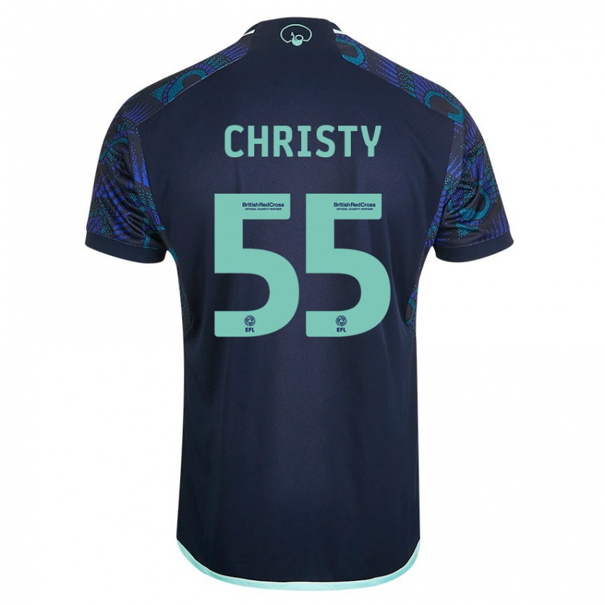 Pánské Harry Christy #55 Modrý Daleko Hráčské Dresy 2023/24 Dres