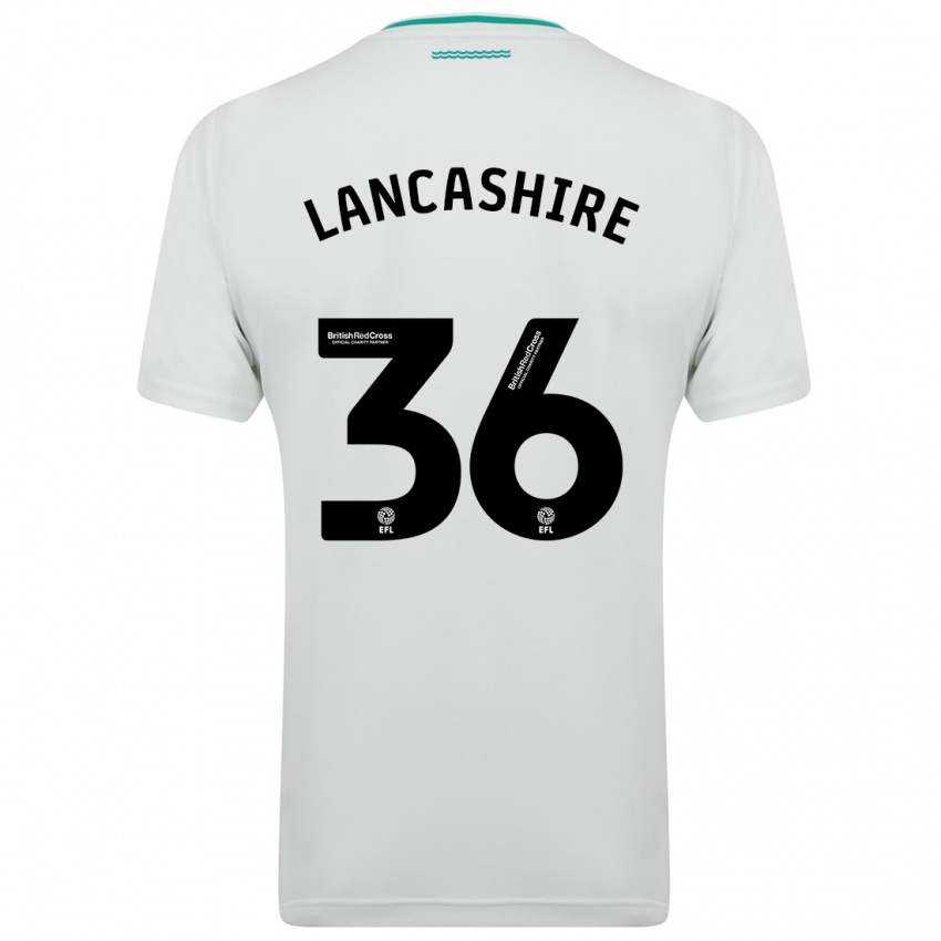 Pánské Olly Lancashire #36 Bílý Daleko Hráčské Dresy 2023/24 Dres