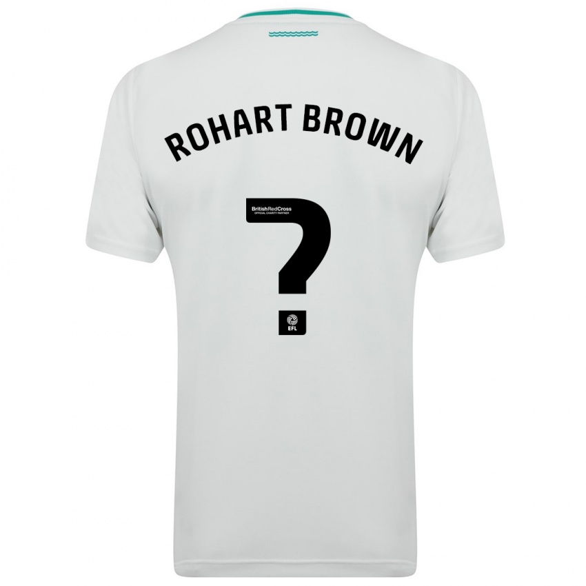 Pánské Thierry Rohart-Brown #0 Bílý Daleko Hráčské Dresy 2023/24 Dres