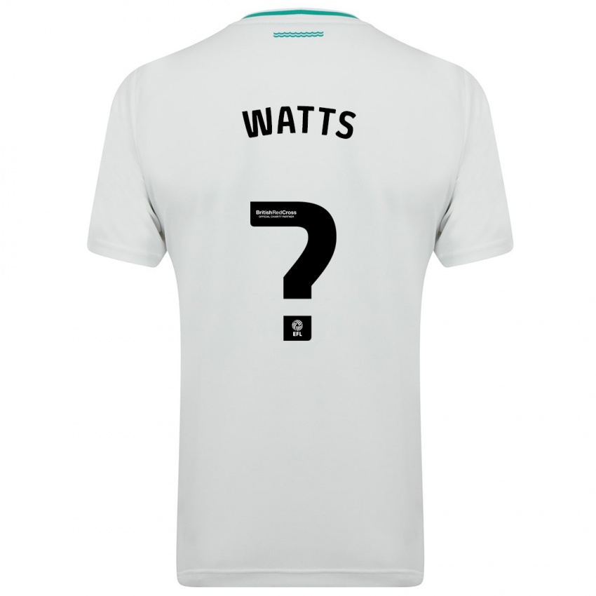 Pánské Harry Watts #0 Bílý Daleko Hráčské Dresy 2023/24 Dres