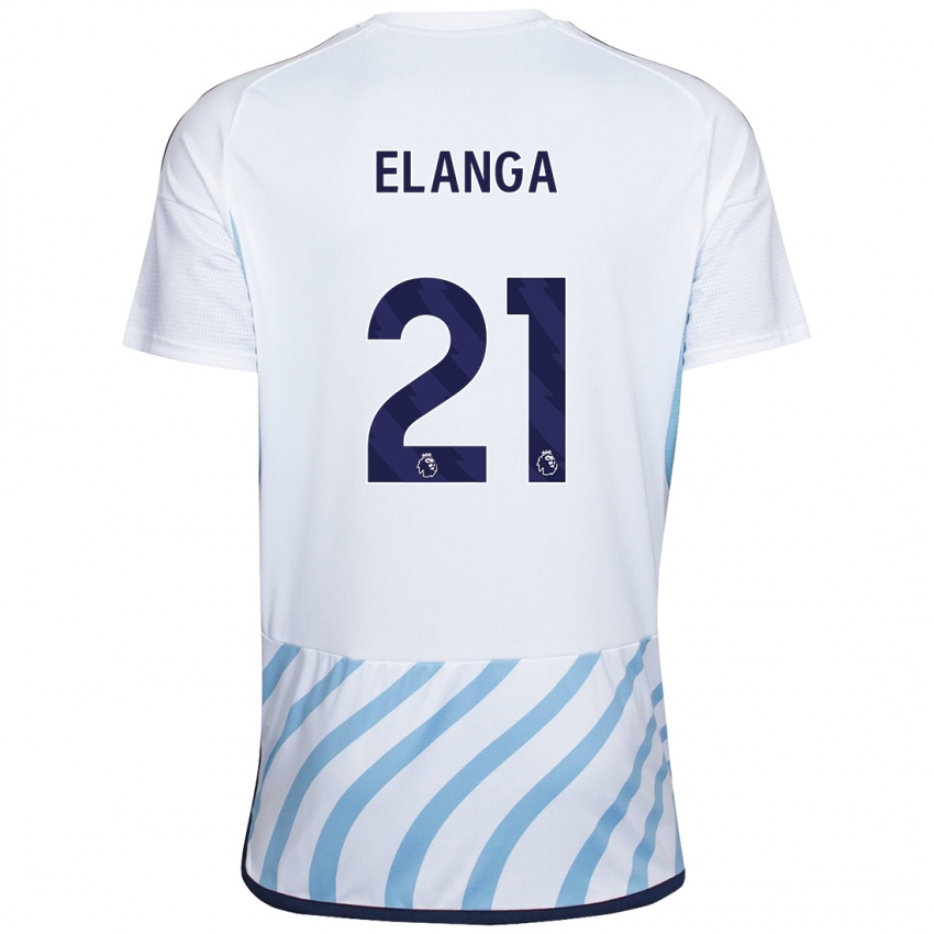 Pánské Anthony Elanga #21 Bílá Modrá Daleko Hráčské Dresy 2023/24 Dres