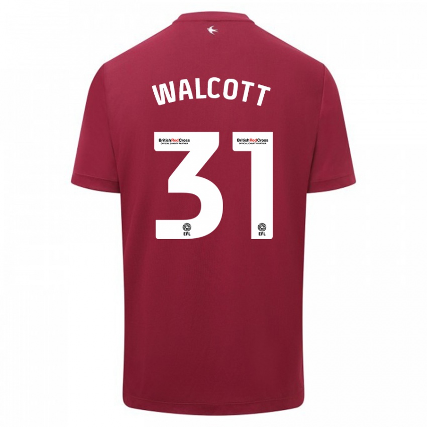 Pánské Malachi Fagan Walcott #31 Červené Daleko Hráčské Dresy 2023/24 Dres