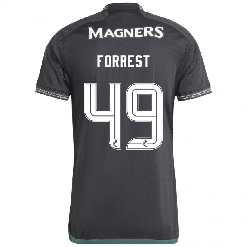 Pánské James Forrest #49 Černá Daleko Hráčské Dresy 2023/24 Dres