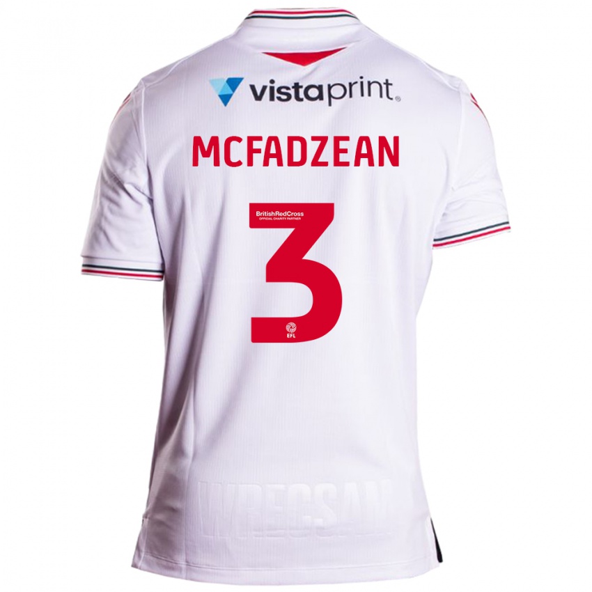 Pánské Callum Mcfadzean #3 Bílý Daleko Hráčské Dresy 2023/24 Dres