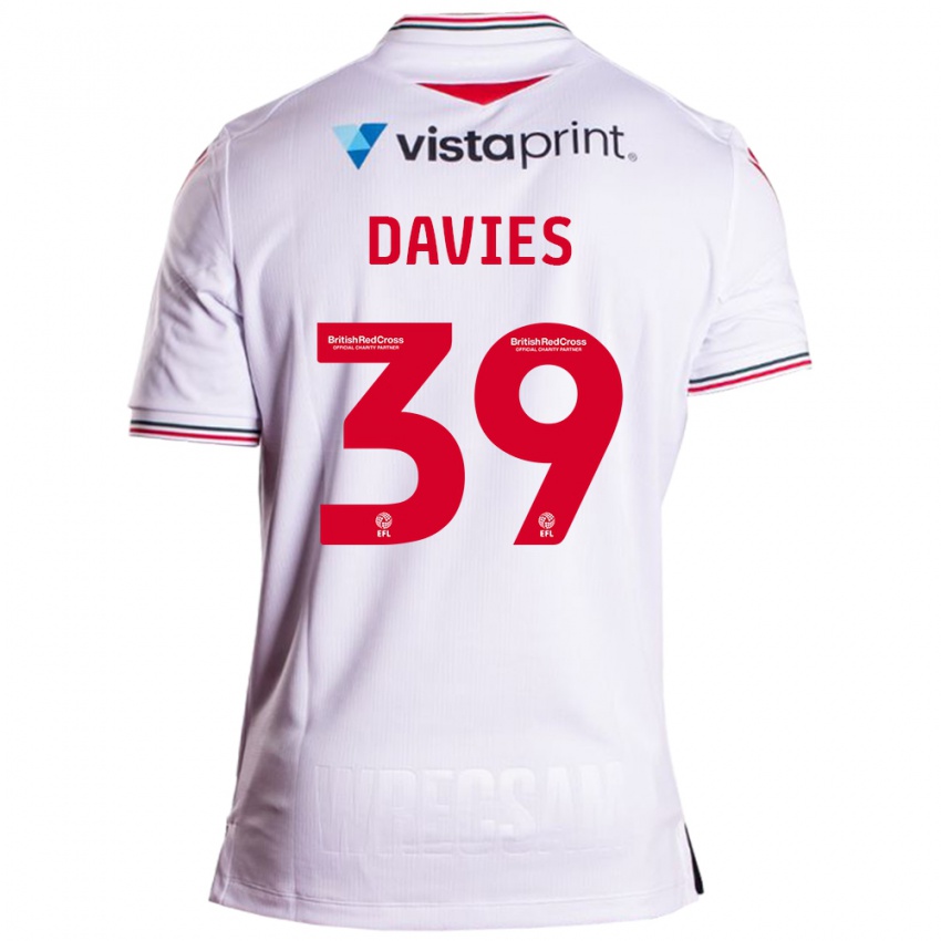 Pánské Daniel Davies #39 Bílý Daleko Hráčské Dresy 2023/24 Dres