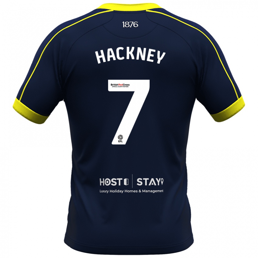 Pánské Hayden Hackney #7 Námořnictvo Daleko Hráčské Dresy 2023/24 Dres