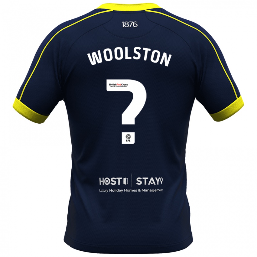 Pánské Luke Woolston #0 Námořnictvo Daleko Hráčské Dresy 2023/24 Dres