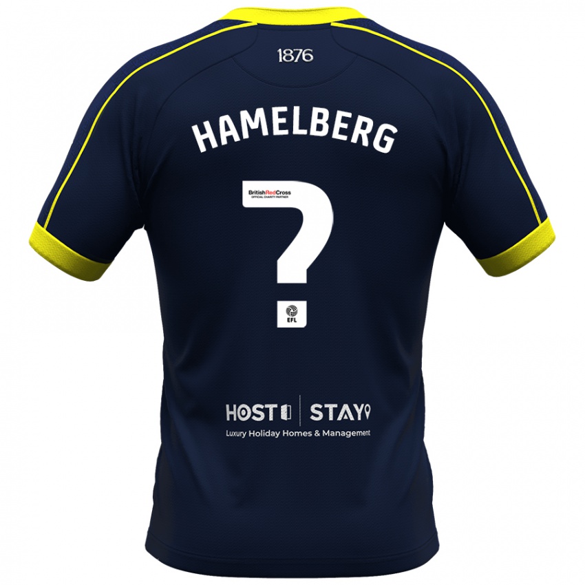 Pánské Eric Hamelberg #0 Námořnictvo Daleko Hráčské Dresy 2023/24 Dres