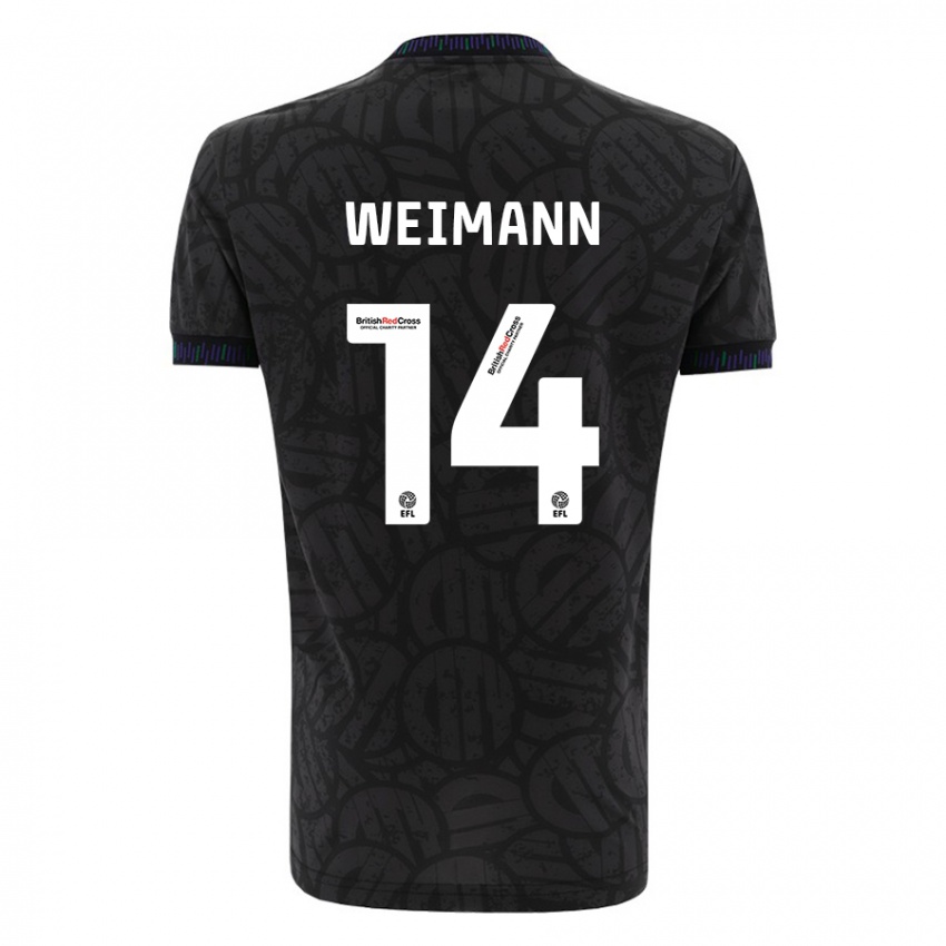 Pánské Andreas Weimann #14 Černá Daleko Hráčské Dresy 2023/24 Dres