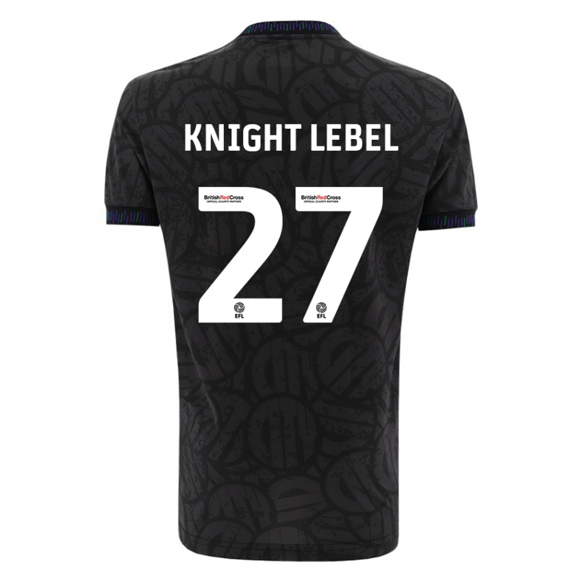 Pánské Jamie Knight-Lebel #27 Černá Daleko Hráčské Dresy 2023/24 Dres