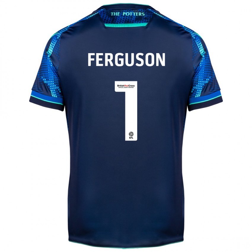 Pánské Georgie Ferguson #1 Námořnictvo Daleko Hráčské Dresy 2023/24 Dres
