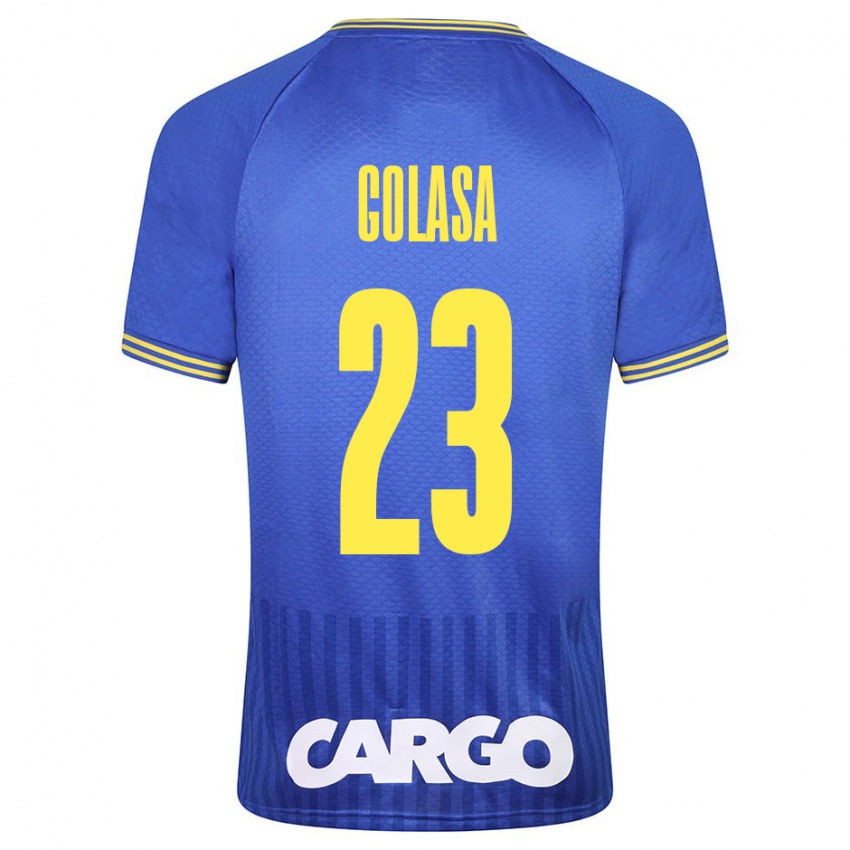 Pánské Eyal Golasa #23 Modrý Daleko Hráčské Dresy 2023/24 Dres