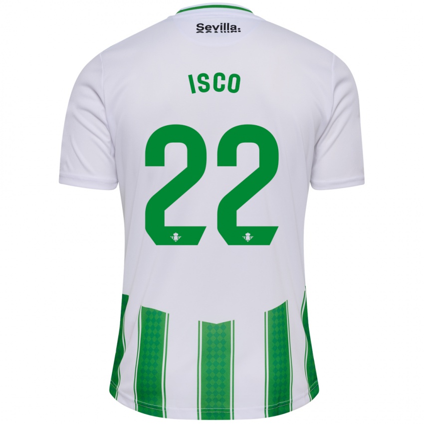 Dámské Isco #22 Bílý Domů Hráčské Dresy 2023/24 Dres