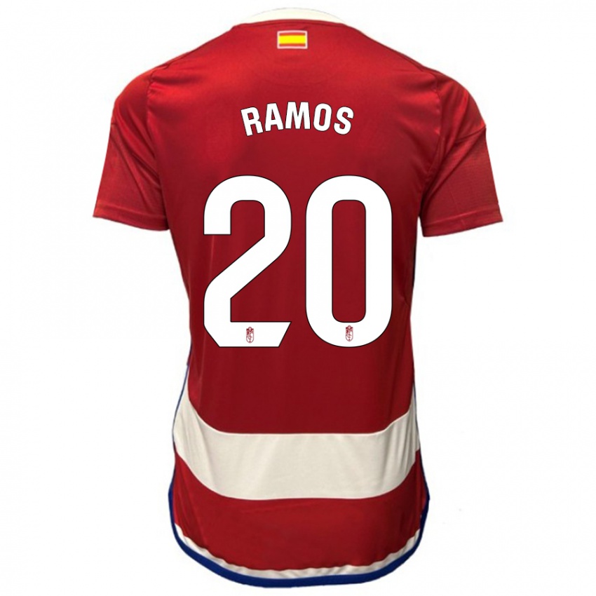 Dámské Lucía Ramos #20 Červené Domů Hráčské Dresy 2023/24 Dres