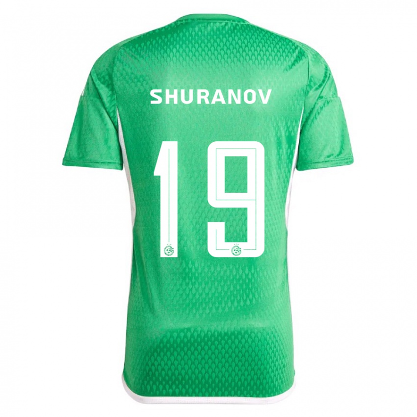 Dámské Erik Shuranov #19 Bílá Modrá Domů Hráčské Dresy 2023/24 Dres