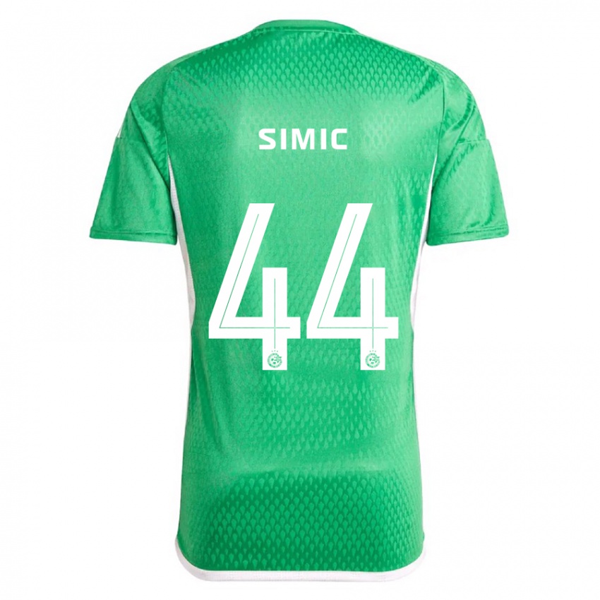 Dámské Lorenco Simic #44 Bílá Modrá Domů Hráčské Dresy 2023/24 Dres