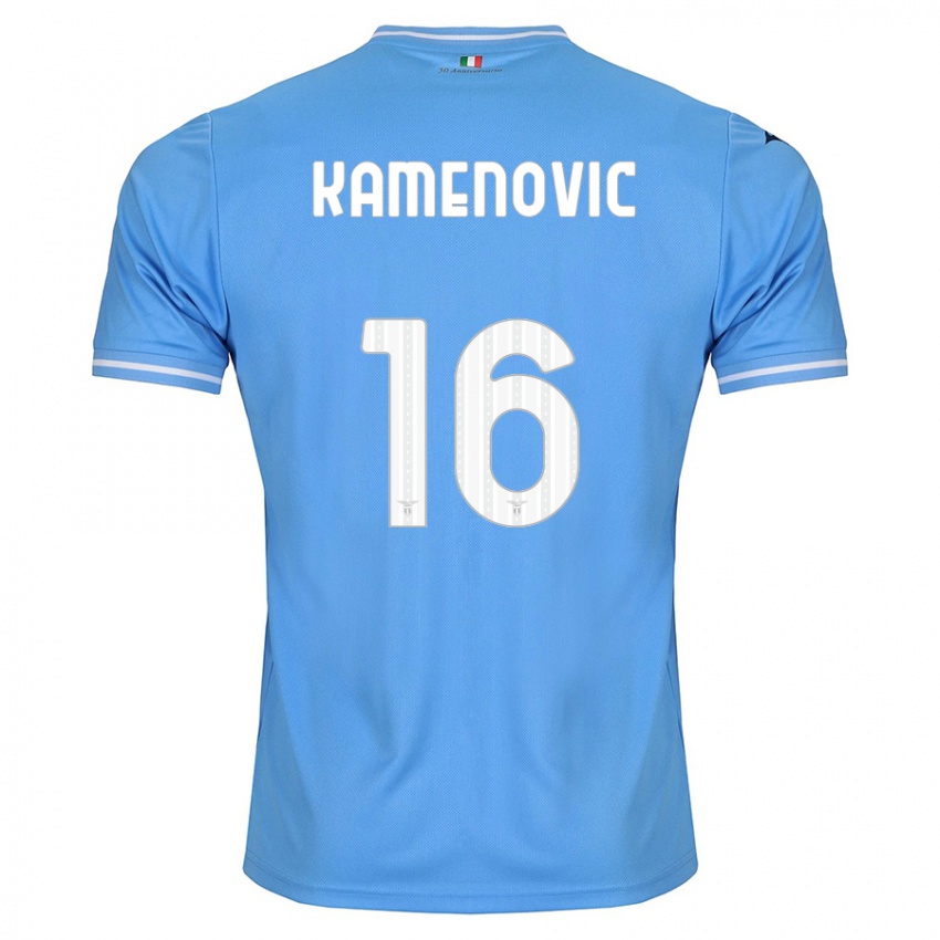 Dámské Dimitrije Kamenovic #16 Modrý Domů Hráčské Dresy 2023/24 Dres