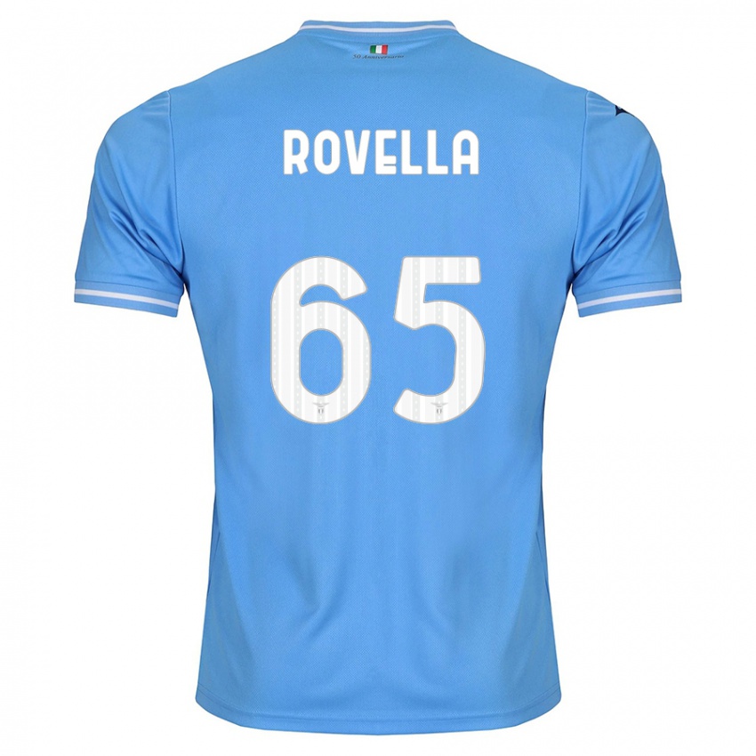 Dámské Nicolo Rovella #65 Modrý Domů Hráčské Dresy 2023/24 Dres