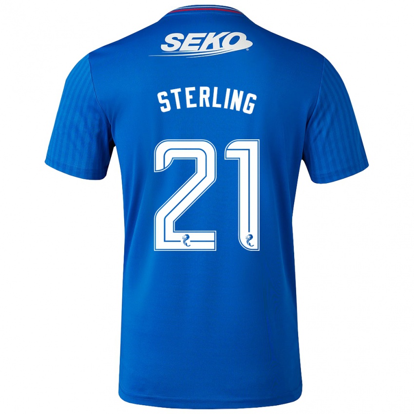 Dámské Dujon Sterling #21 Modrý Domů Hráčské Dresy 2023/24 Dres