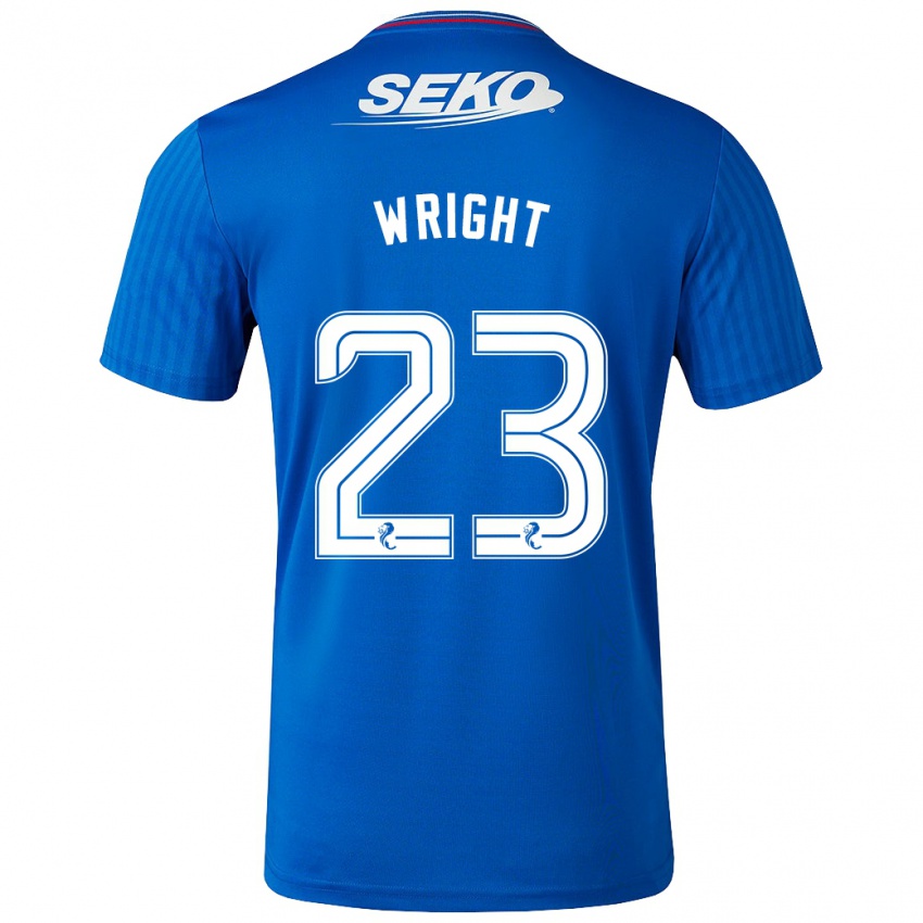 Dámské Scott Wright #23 Modrý Domů Hráčské Dresy 2023/24 Dres