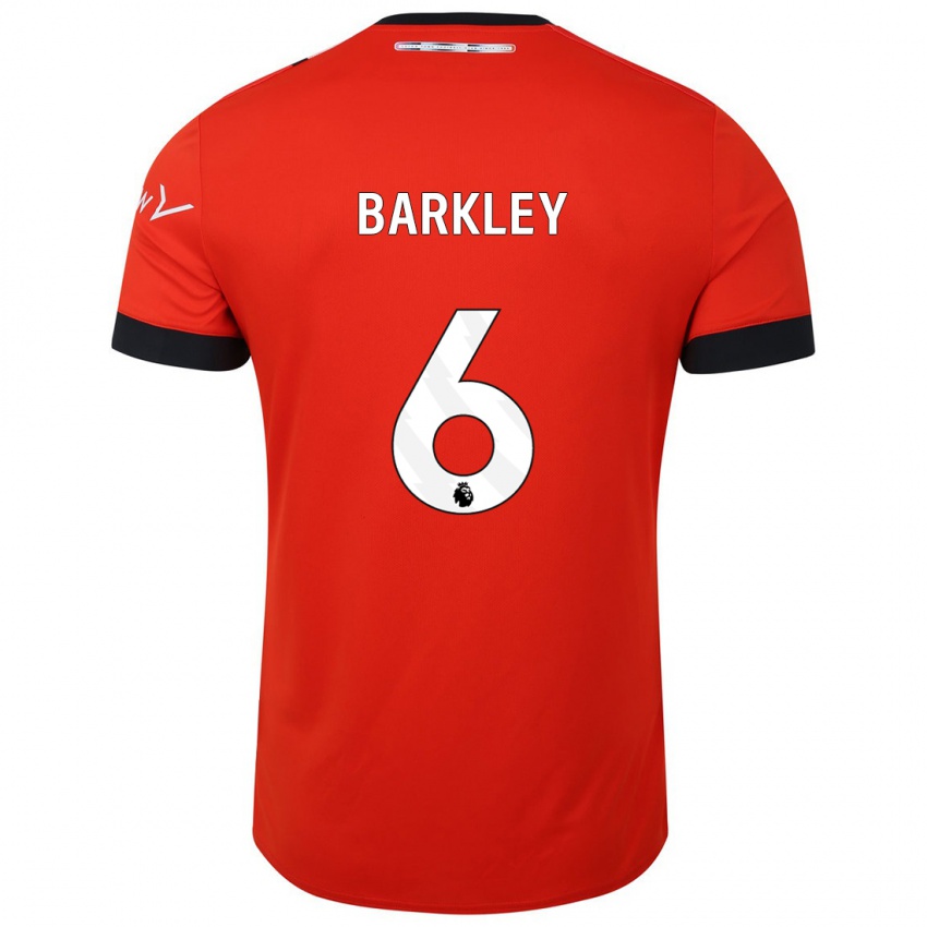 Dámské Ross Barkley #6 Červené Domů Hráčské Dresy 2023/24 Dres