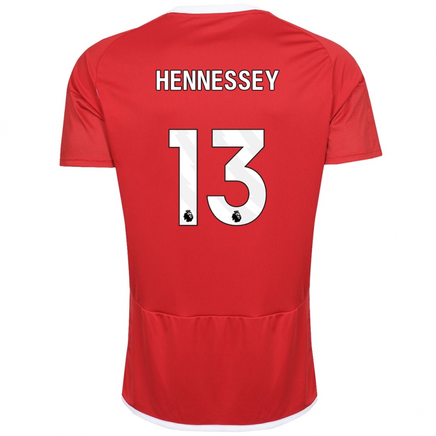 Dámské Wayne Hennessey #13 Červené Domů Hráčské Dresy 2023/24 Dres