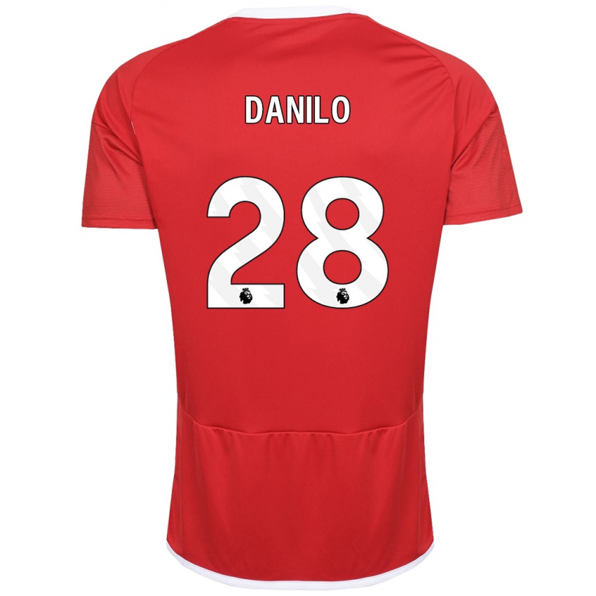 Dámské Danilo #28 Červené Domů Hráčské Dresy 2023/24 Dres