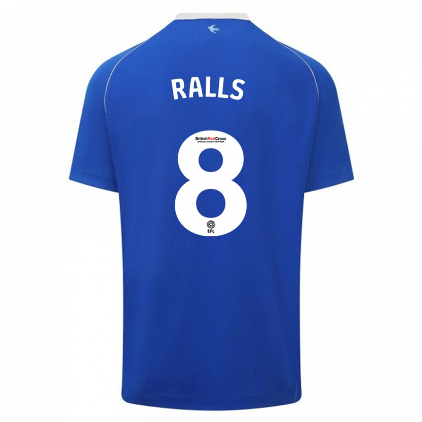 Dámské Joe Ralls #8 Modrý Domů Hráčské Dresy 2023/24 Dres