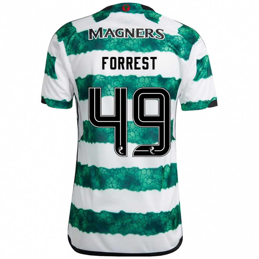 Dámské James Forrest #49 Zelená Domů Hráčské Dresy 2023/24 Dres