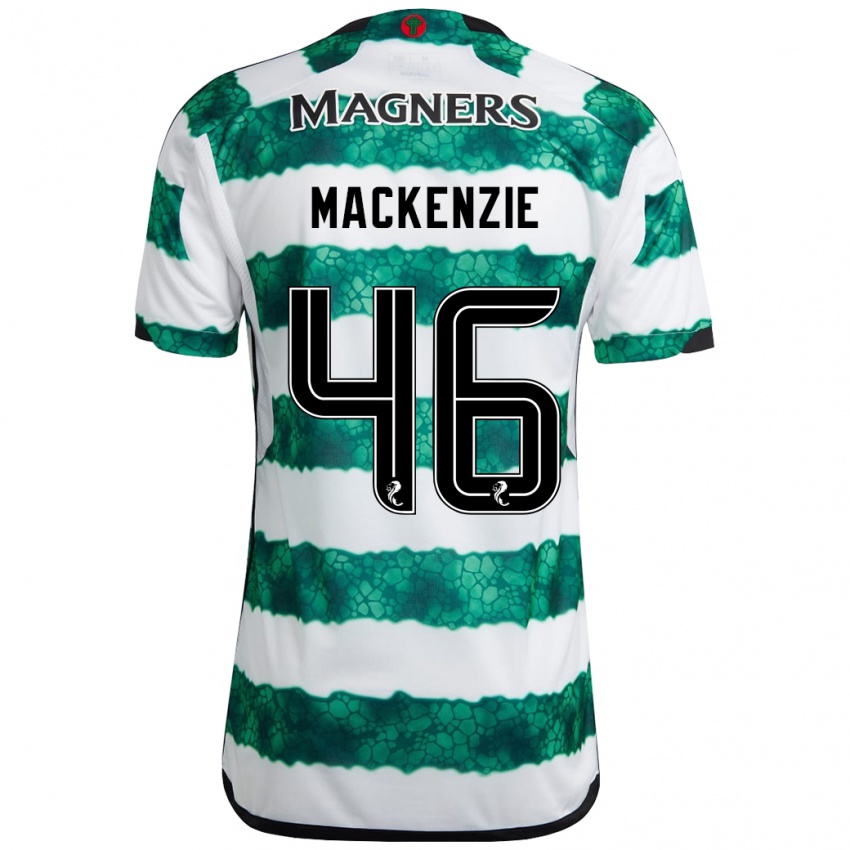 Dámské Magnus Mackenzie #46 Zelená Domů Hráčské Dresy 2023/24 Dres