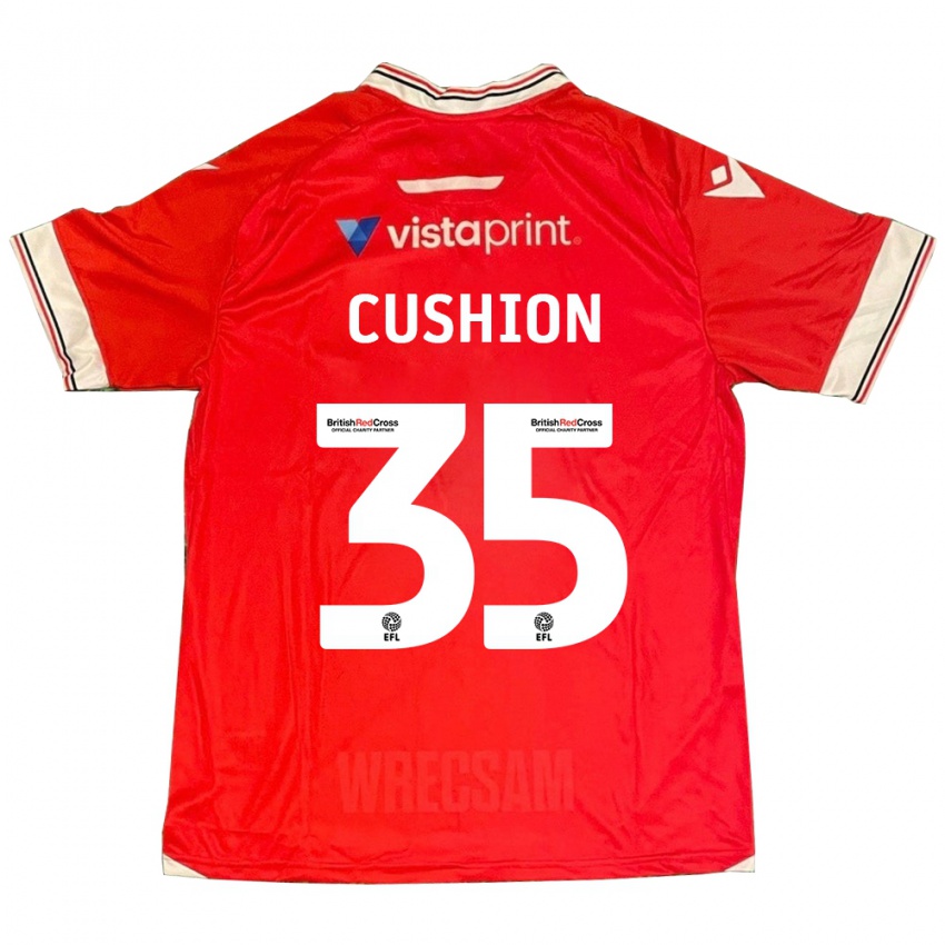 Dámské Owen Cushion #35 Červené Domů Hráčské Dresy 2023/24 Dres