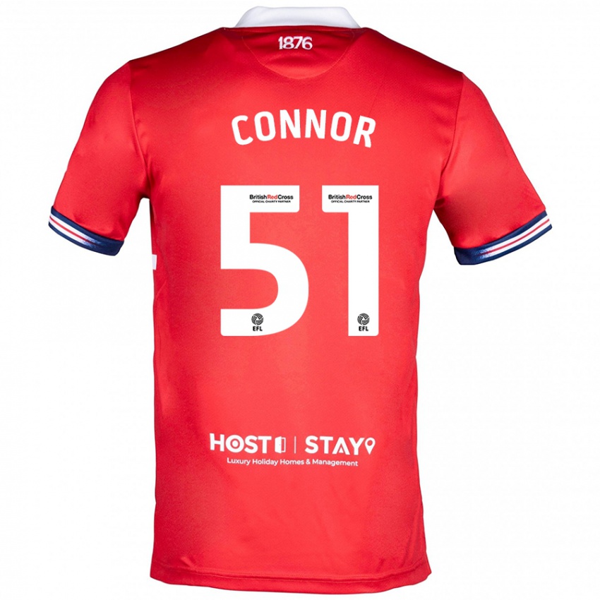 Dámské Shea Connor #51 Červené Domů Hráčské Dresy 2023/24 Dres