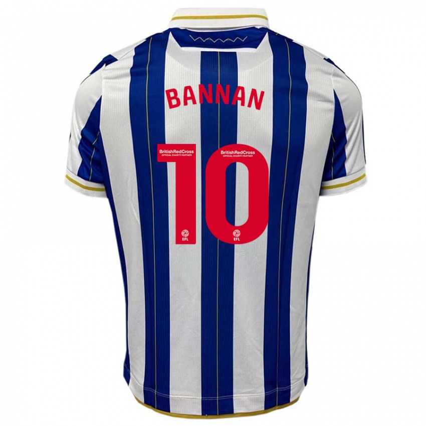 Dámské Barry Bannan #10 Modrá Bílá Domů Hráčské Dresy 2023/24 Dres