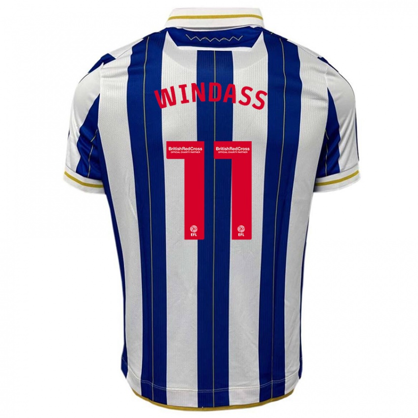 Dámské Josh Windass #11 Modrá Bílá Domů Hráčské Dresy 2023/24 Dres