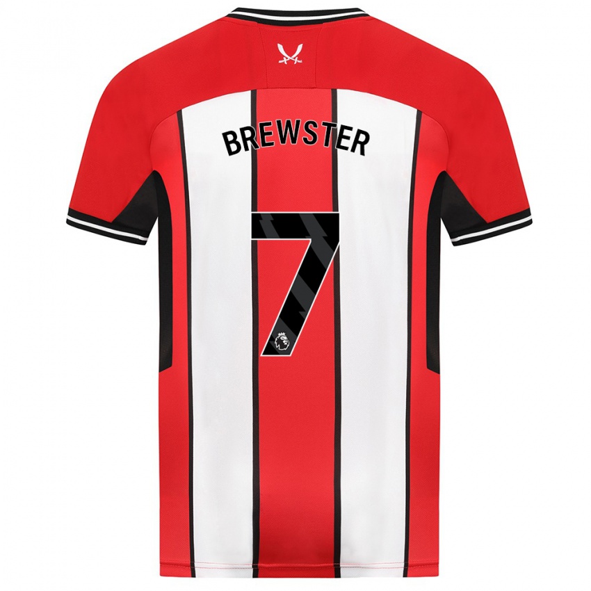 Dámské Rhian Brewster #7 Červené Domů Hráčské Dresy 2023/24 Dres