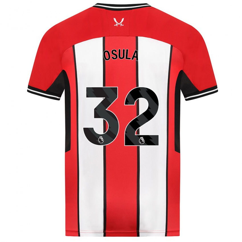 Dámské William Osula #32 Červené Domů Hráčské Dresy 2023/24 Dres