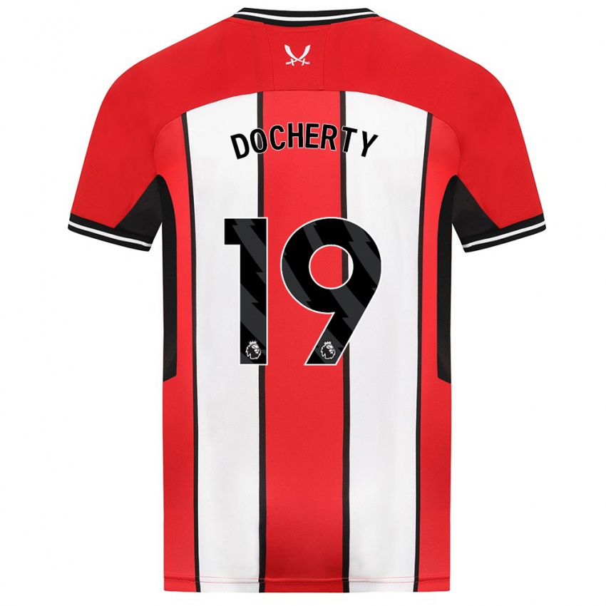 Dámské Charley Docherty #19 Červené Domů Hráčské Dresy 2023/24 Dres