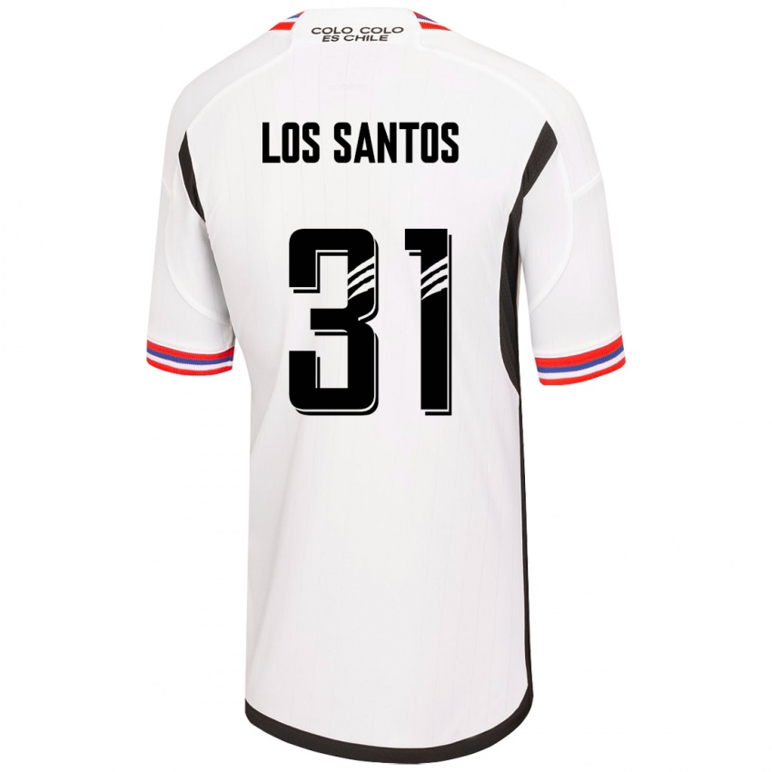Dámské Matías De Los Santos #31 Bílý Domů Hráčské Dresy 2023/24 Dres