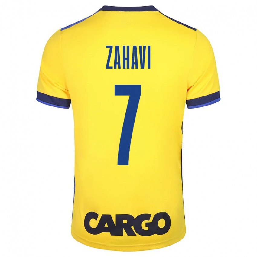 Dámské Eran Zahavi #7 Žlutá Domů Hráčské Dresy 2023/24 Dres