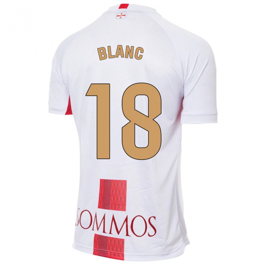 Dámské Laia Blanc #18 Bílý Daleko Hráčské Dresy 2023/24 Dres