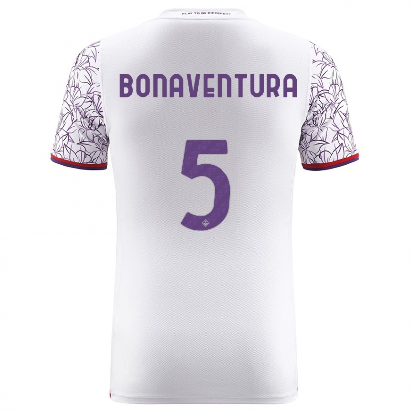 Dámské Giacomo Bonaventura #5 Bílý Daleko Hráčské Dresy 2023/24 Dres