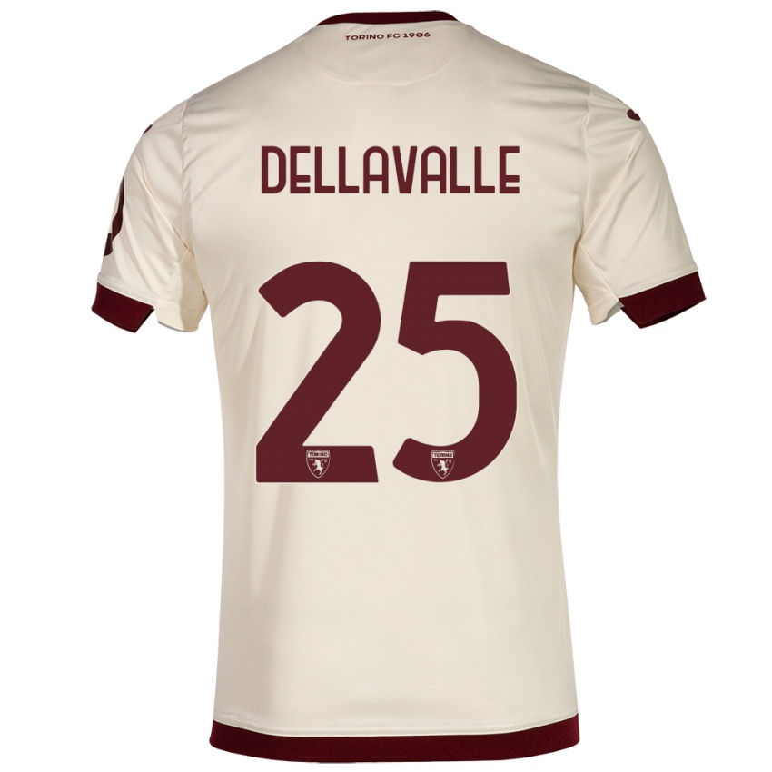 Dámské Alessandro Dellavalle #25 Šampaňské Daleko Hráčské Dresy 2023/24 Dres